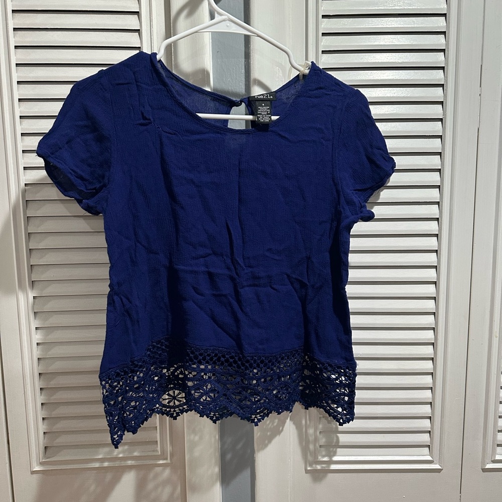 Rue21 Royal blue top